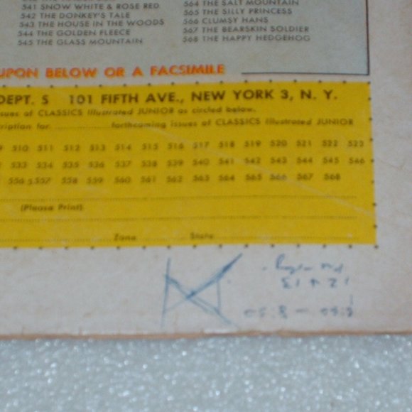 Classics Illustrated Jr. 1955 Johnny Appleseed - Picture 14 of 14